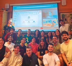 Reunión del grupo GJSI con la sociedad de jóvenes